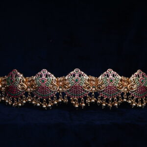 Antique Peacock Designer Hip Belt