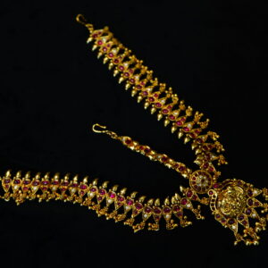 Antique Pinkstone Designer Mathapatti