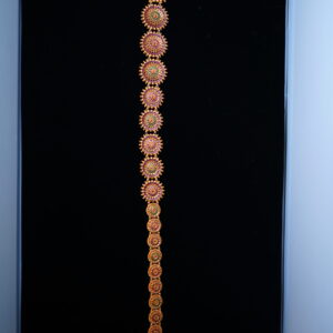 Round Designer Pink Long Jadabillai