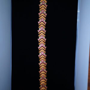 Antique Annam Designer Multistone Long Jadabillai