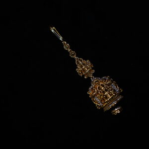 Antique Whitestone Lakshmi Designer Tikka