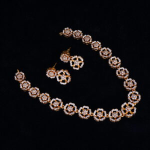 American diamond neck piece