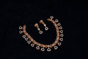 American diamond neck piece