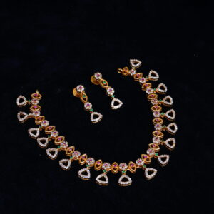 American diamond neck piece