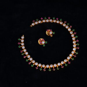 Simple Multistone Designer Necklace