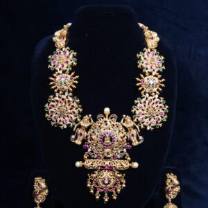 Antique Lakshmi Designer Long Necklace Set