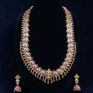 Amazing Peacock Designer Long Necklace Set