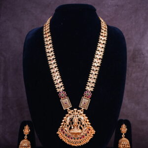 Elegant Lakshmi Designer Long Necklace Set