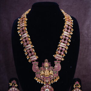 Premium Multistone Long Necklace Set