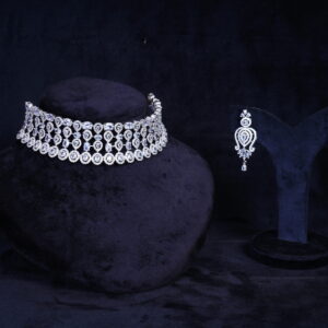 White Stone Designer Choker