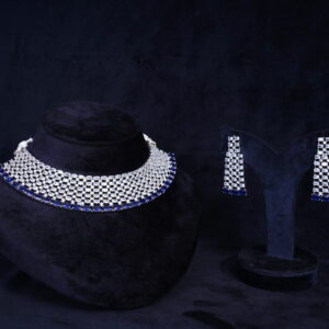Blue Stone Designer AD Choker