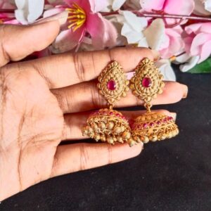 Red Stone Designer Jumki