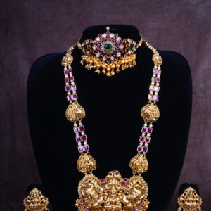 Exlusive Lakshmi Designer Long Necklace Set
